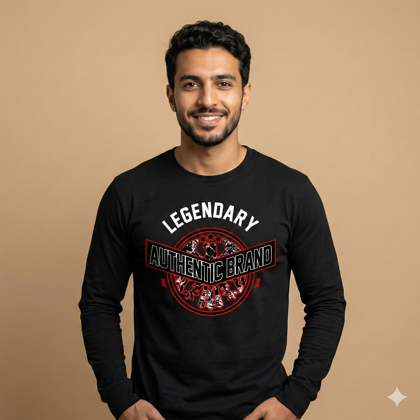 تيشيرت تصميم جرافيك بطباعة شعار