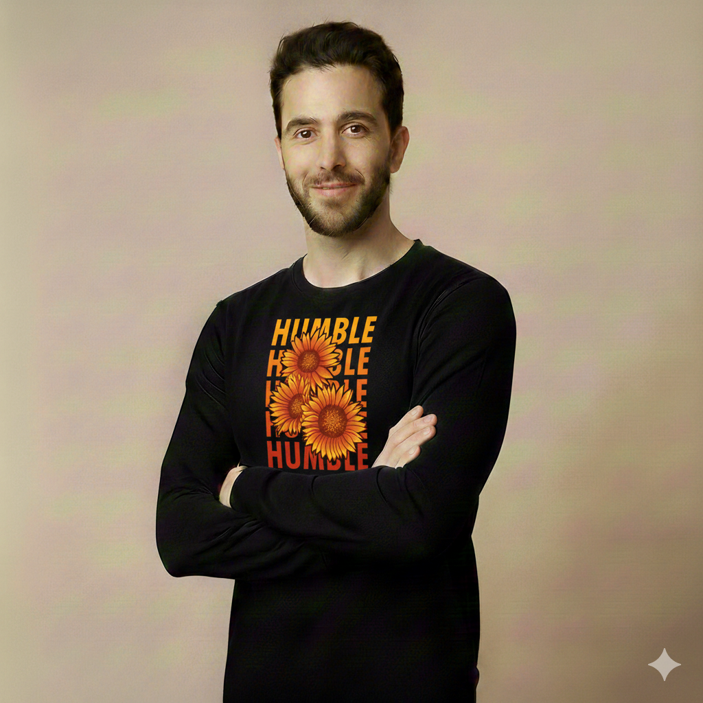 تيشيرت تصميم Humble بطبعة دوّار الشمس