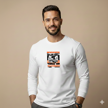 تيشيرت تصميم طبعة حضرية بنقشة كلب