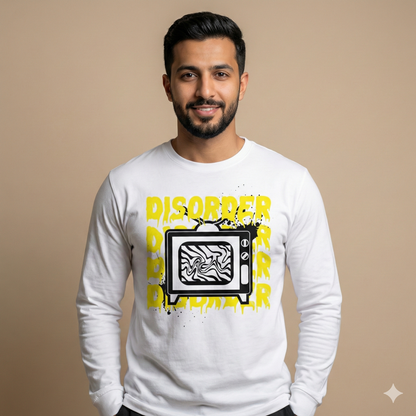 تيشيرت تصميم طبعة تلفاز جرافيك بكتابة