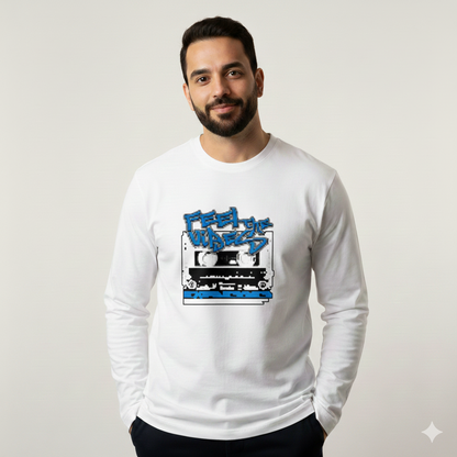 تيشيرت تصميم كاسيت بطباعة جرافيتي