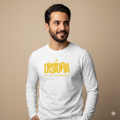 تيشيرت تصميم مطبوع نقشة OSDPA صفراء