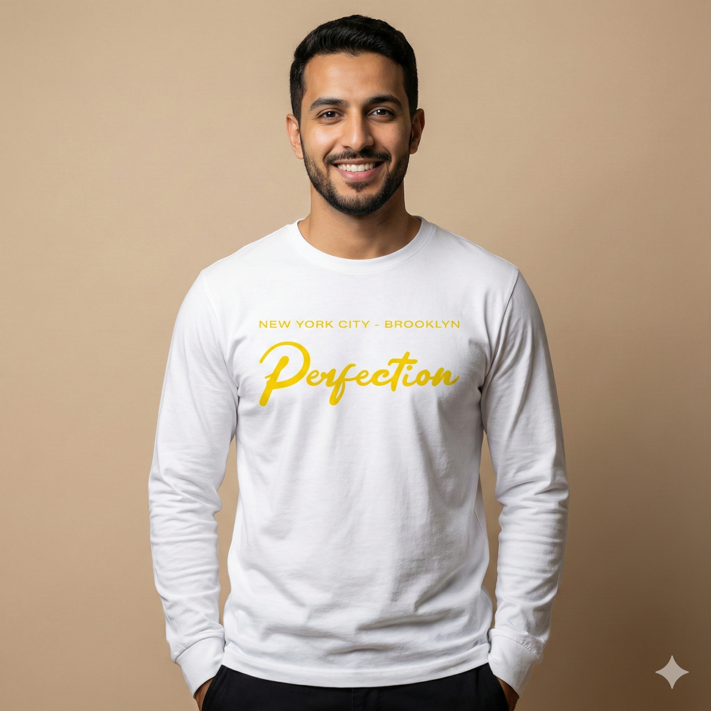 تيشيرت تصميم طباعي Perfection بنقشة تايبوجرافي