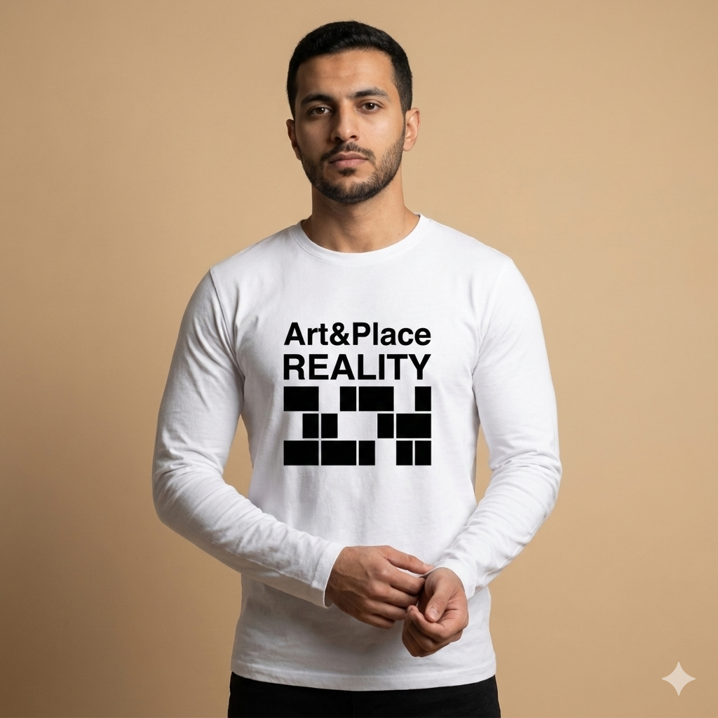 تيشيرت تصميم قطن بطباعة Art&Place