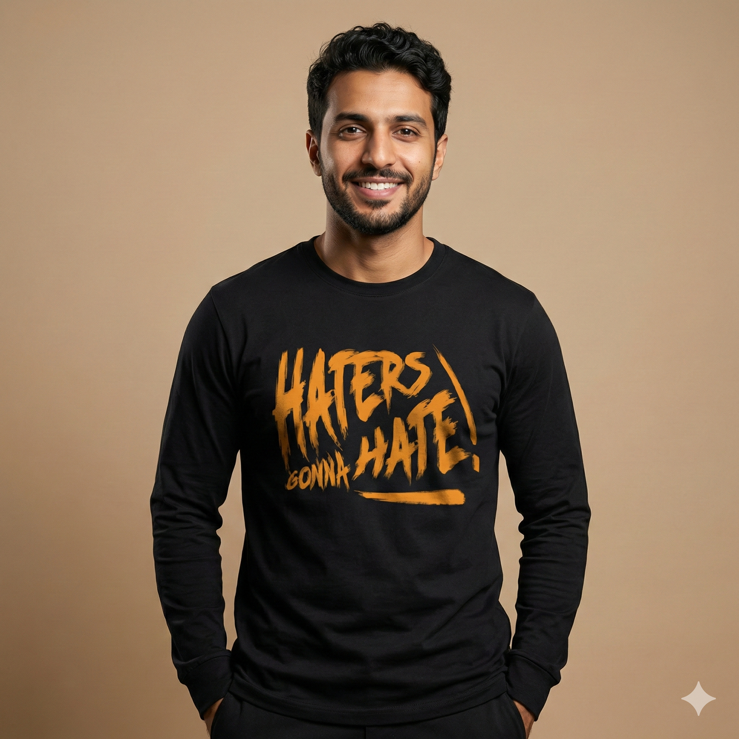 تيشيرت تصميم طباعي بعبارة Haters Hate