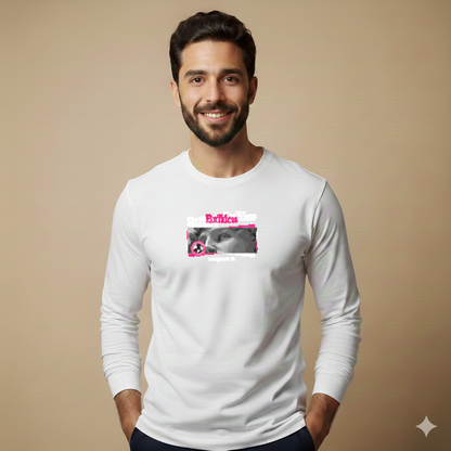 تيشيرت تصميم طبعة فنية بنقشة بورتريه