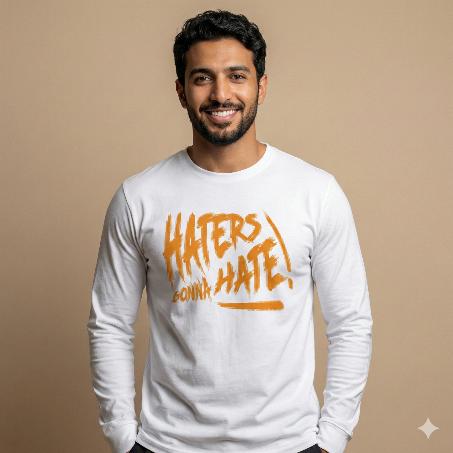 تيشيرت تصميم طباعي بعبارة Haters Hate