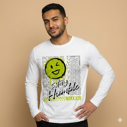 تيشيرت تصميم جرافيك طبعة Positive Vibes