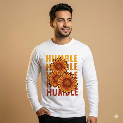 تيشيرت تصميم Humble بطبعة دوّار الشمس