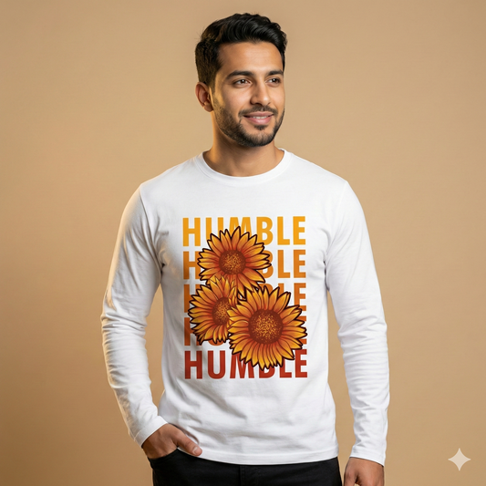 تيشيرت تصميم Humble بطبعة دوّار الشمس