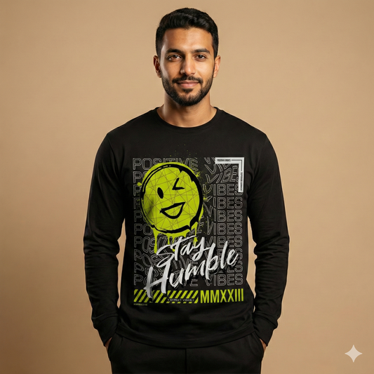 تيشيرت تصميم جرافيك طبعة Positive Vibes