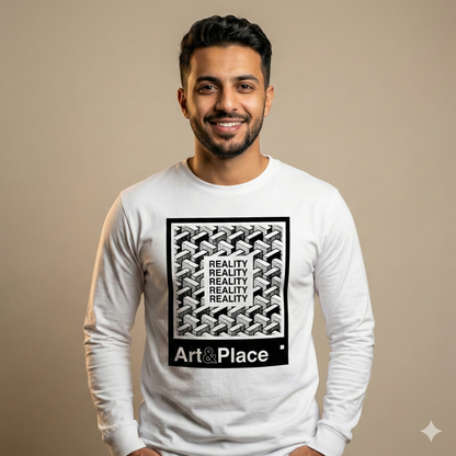 تيشيرت تصميم Art&Place بنقشة Reality
