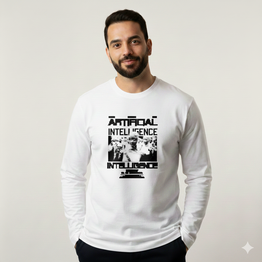 تيشيرت تصميم طبعة فنية ذكاء اصطناعي