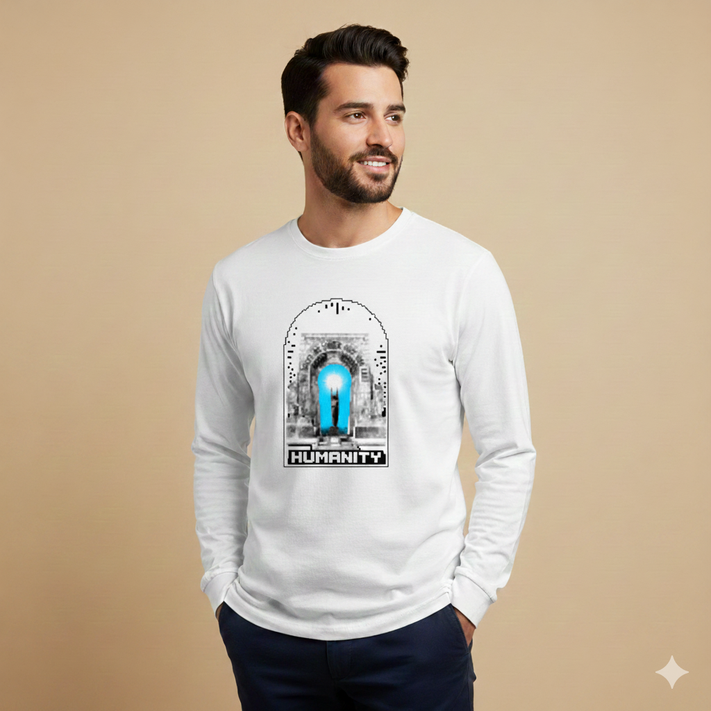 تيشيرت تصميم طباعة فنية HUMANITY